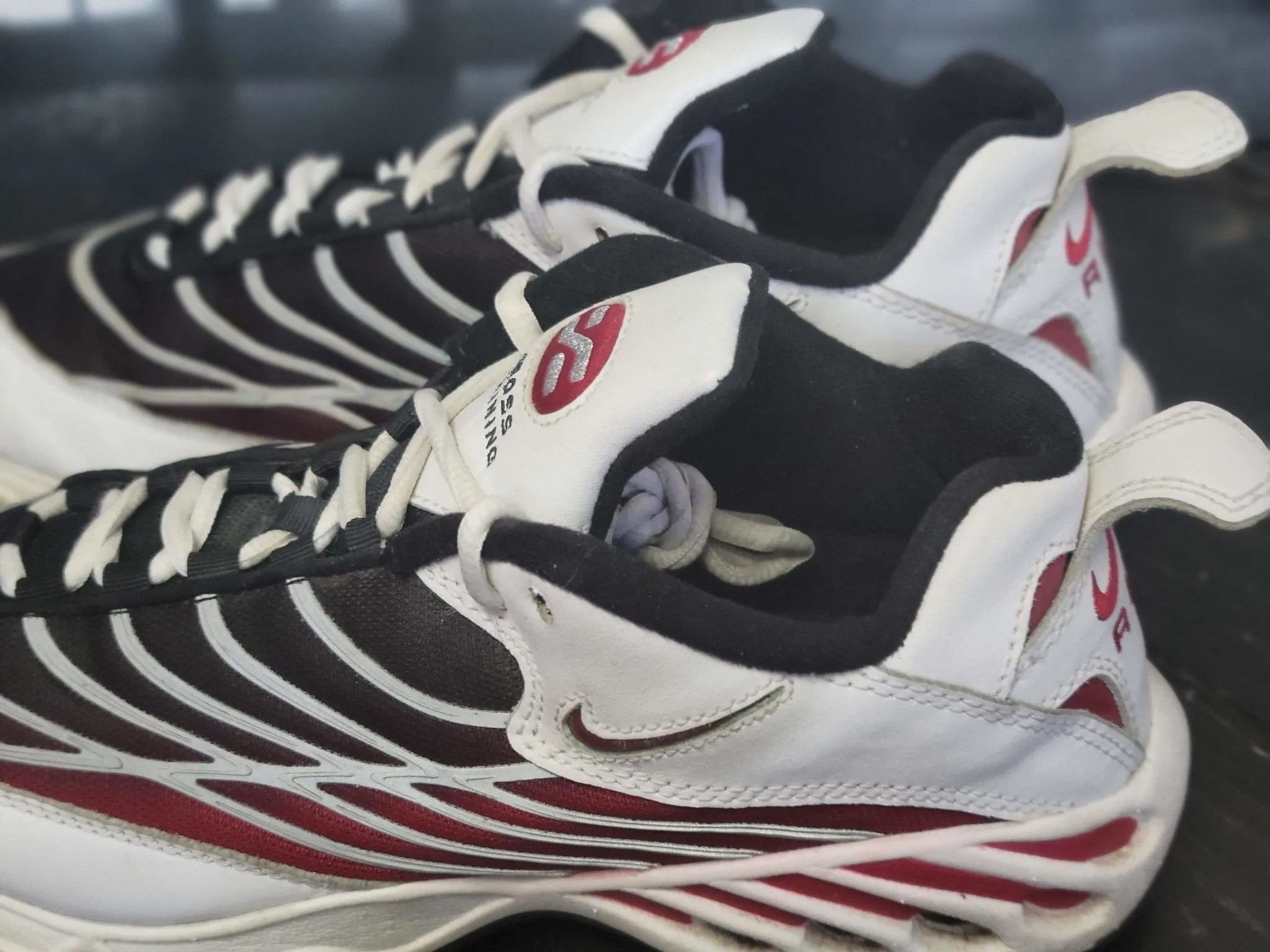 1999 Nike Air 90 Accel White/Red Cross-Trainers Shoes 178106-161 Men 10