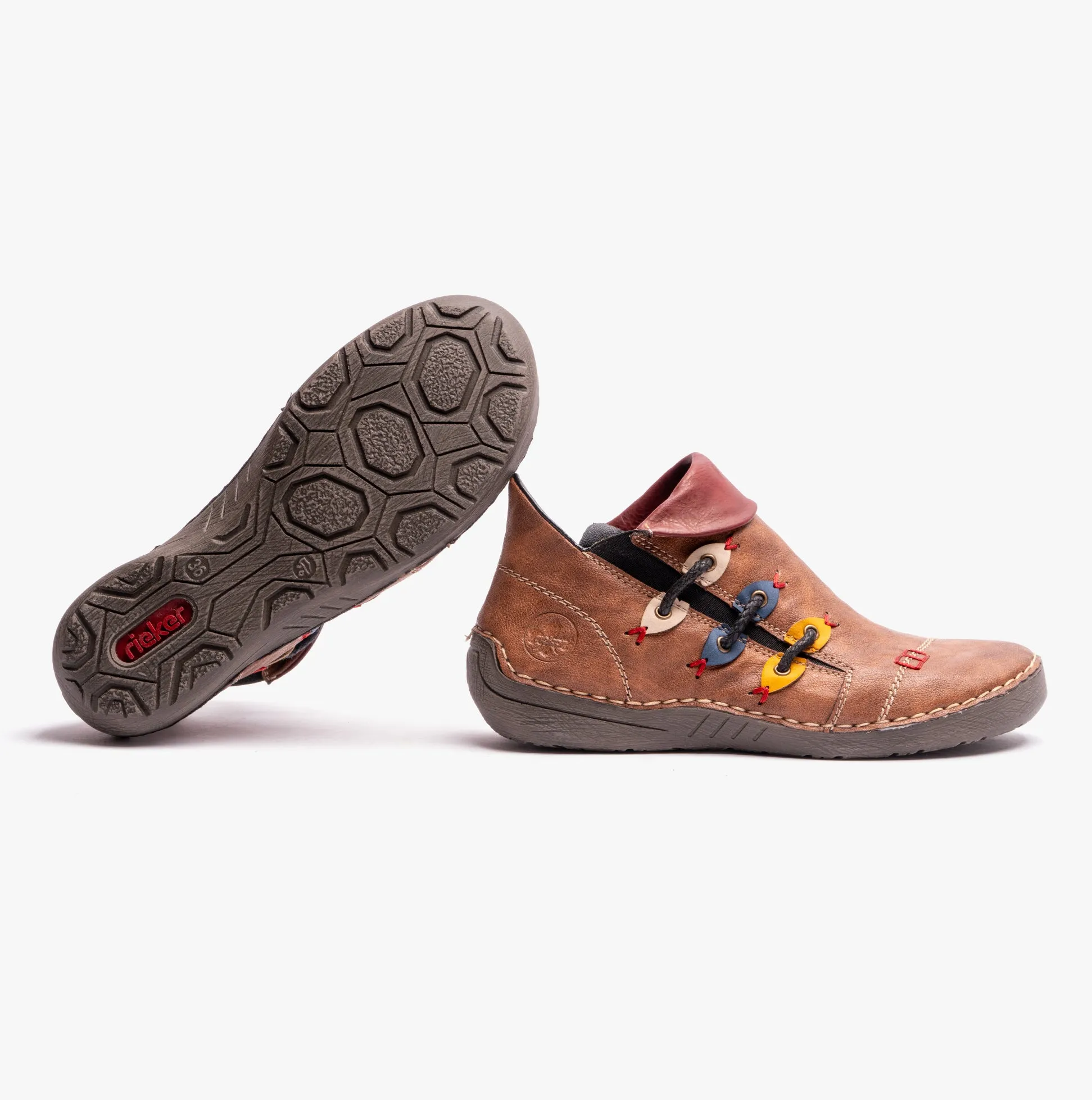 72581-22 Womens Ankle Boots Brown