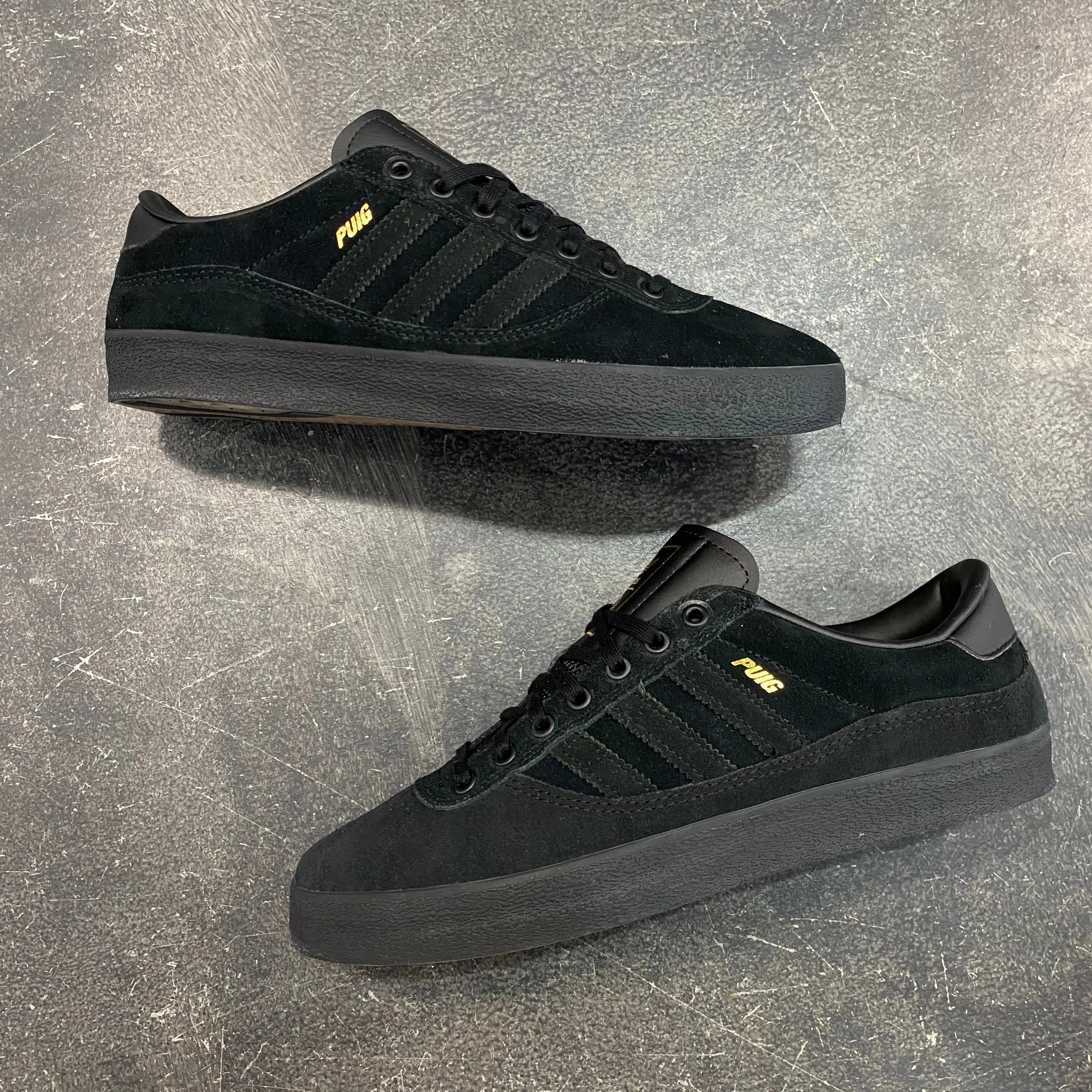 Adidas Puig Indoor Black/Black/Gum