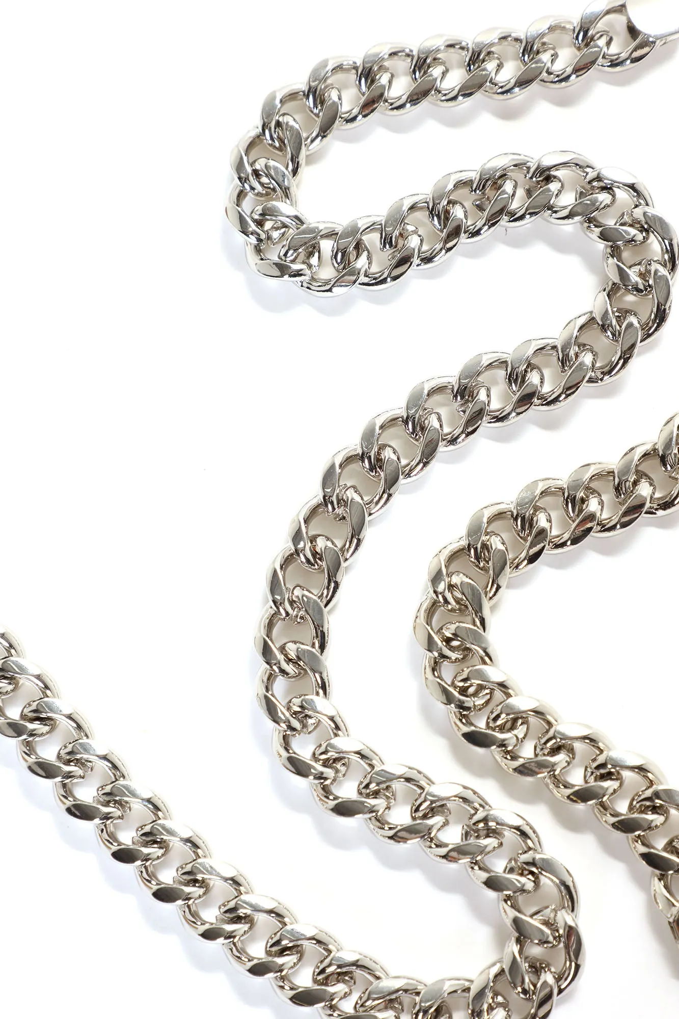 All Around Miami Cuban Chain Set - Silver