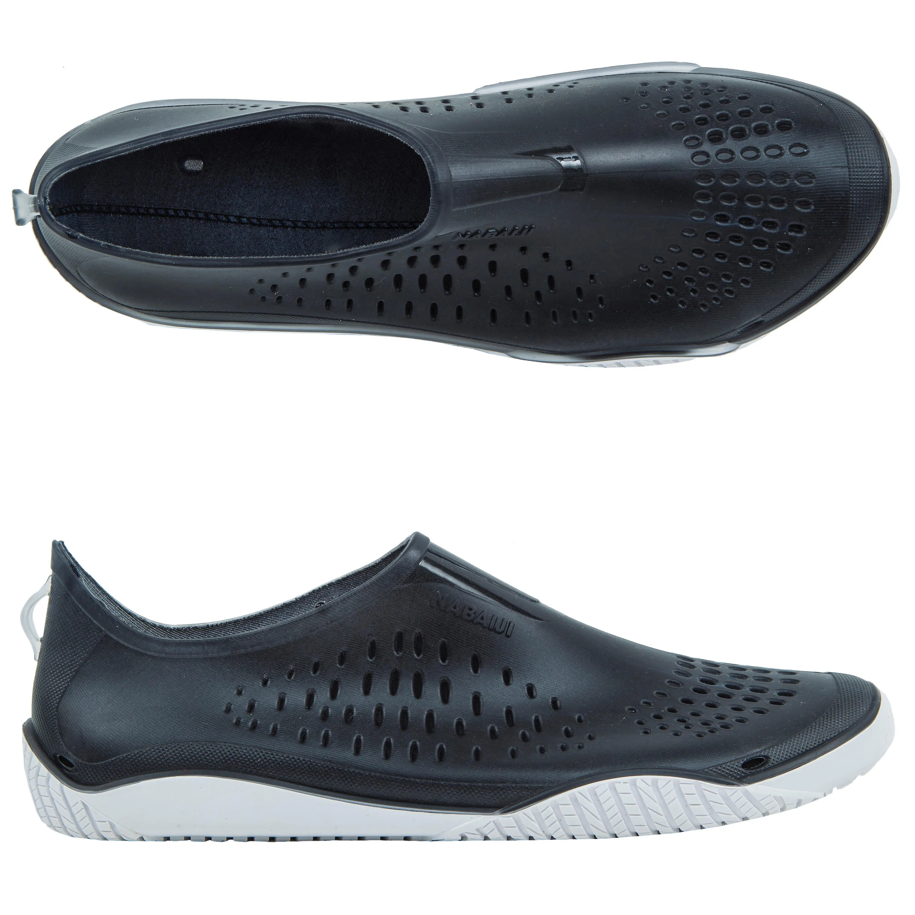 Aqua shoes Fitshoe Aqua-Cycling Aquagym black NABAIJI, black and white