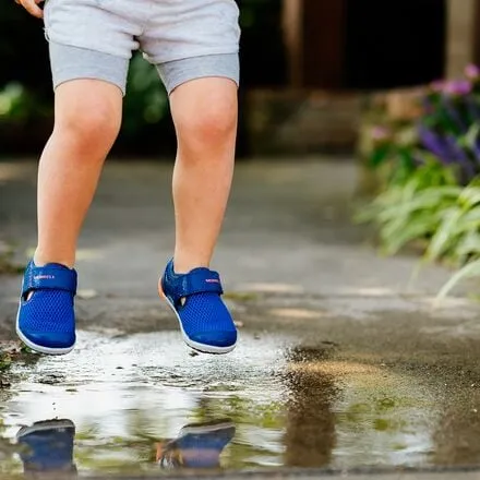 Bare Steps H20 Sneakers - Merrell Preschool Boys, Blue/Orange