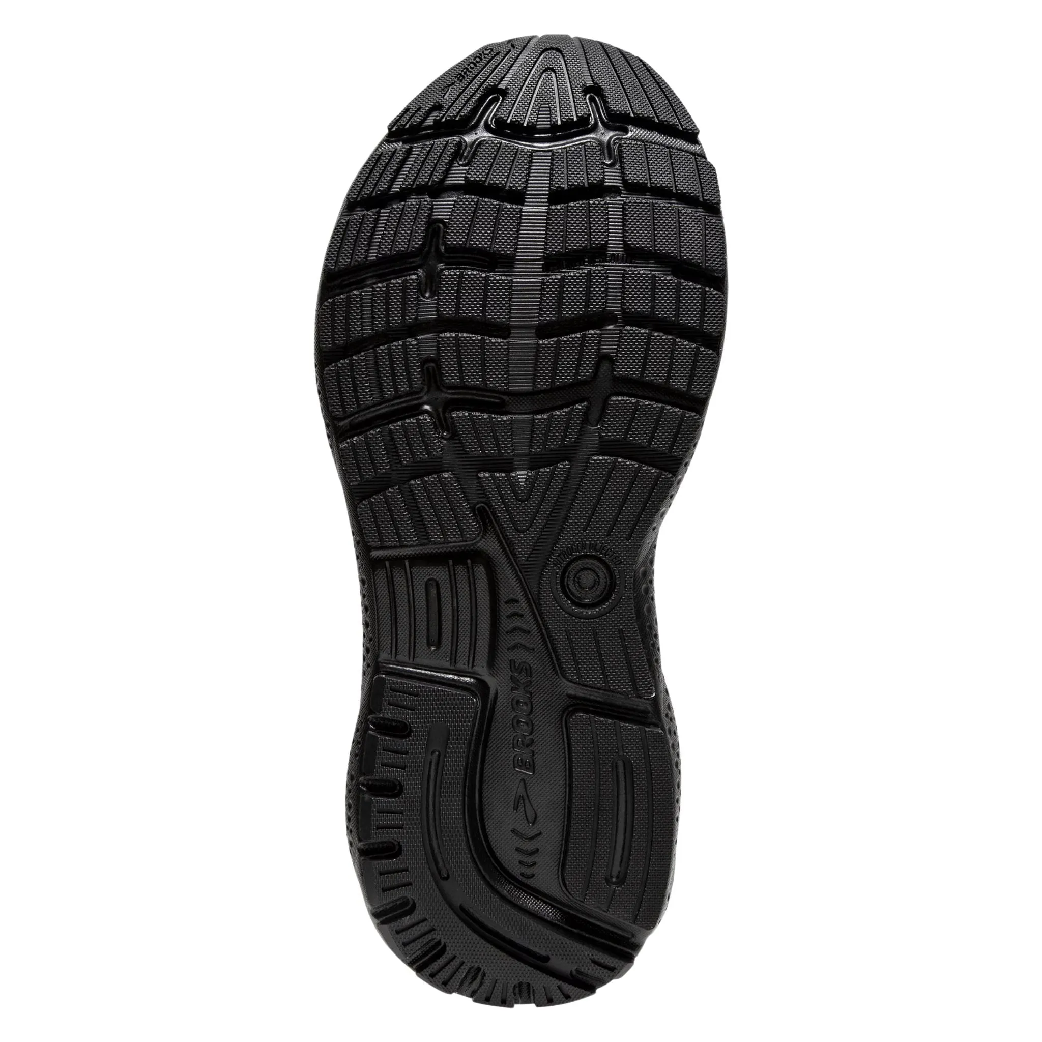 Brooks Men's 110418 020 Ghost 16 Black Black Ebony Cushion Support Running Shoes (WIDE)