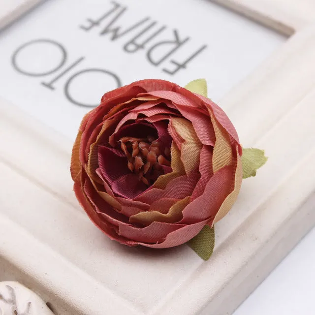 Bulk Silk Flowers Small Peony Flower Heads 300pcs