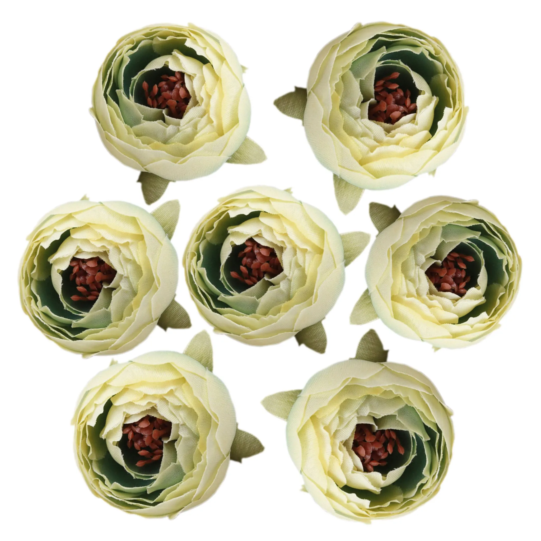 Bulk Silk Flowers Small Peony Flower Heads 300pcs