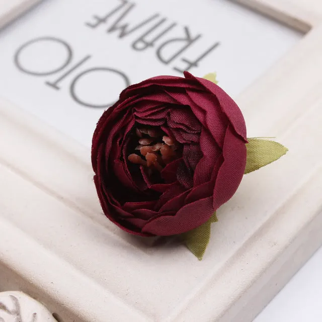 Bulk Silk Flowers Small Peony Flower Heads 300pcs