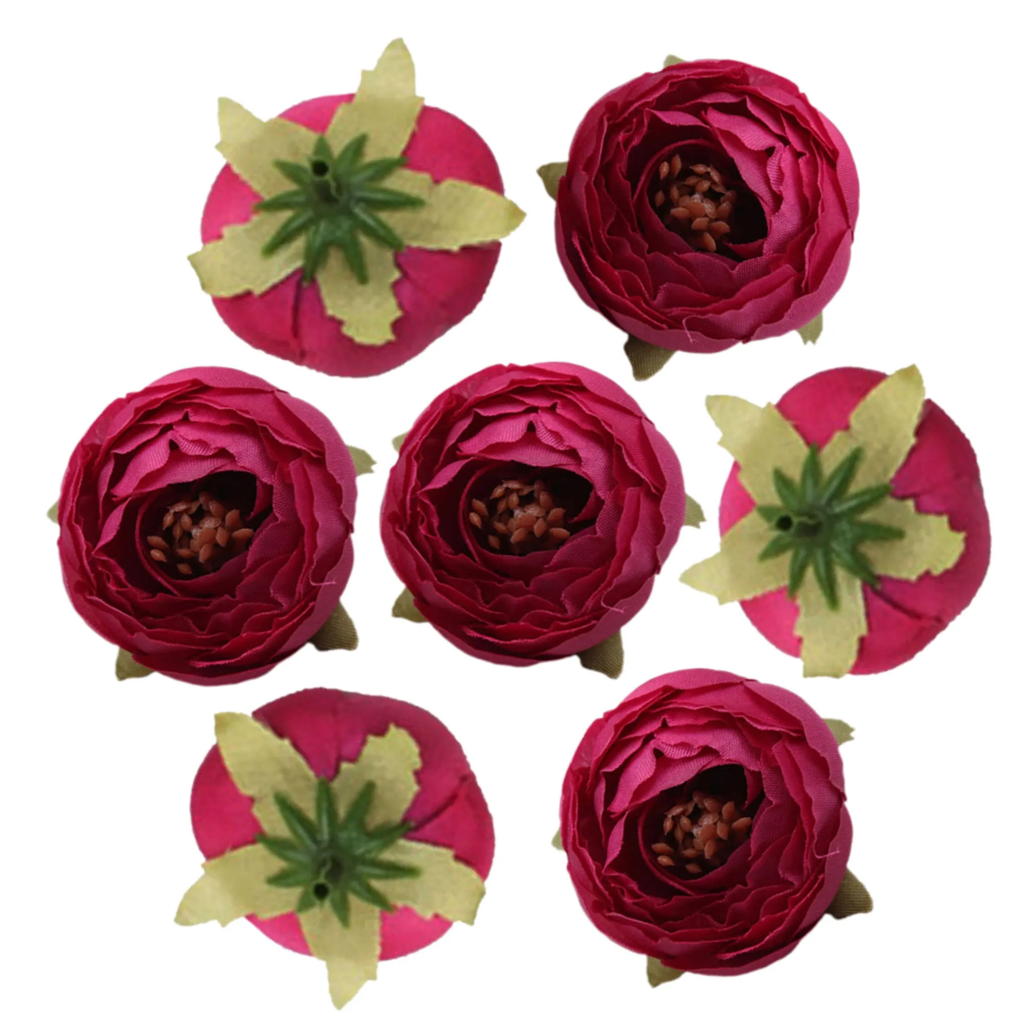 Bulk Silk Flowers Small Peony Flower Heads 300pcs