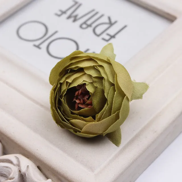 Bulk Silk Flowers Small Peony Flower Heads 300pcs
