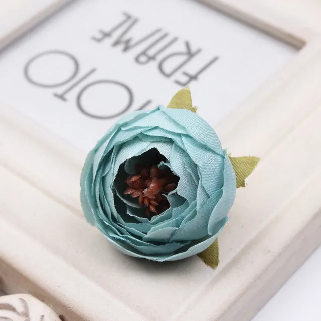 Bulk Silk Flowers Small Peony Flower Heads 300pcs