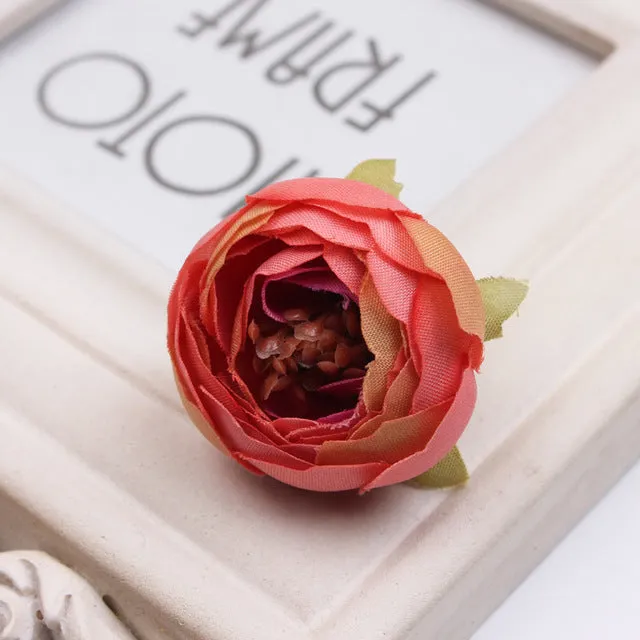Bulk Silk Flowers Small Peony Flower Heads 300pcs