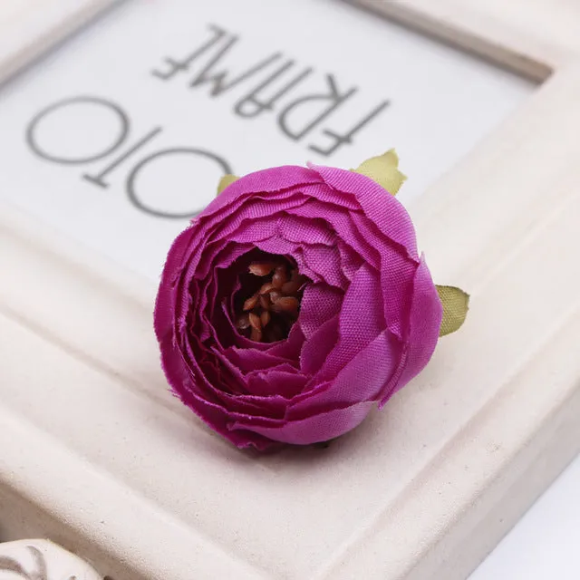 Bulk Silk Flowers Small Peony Flower Heads 300pcs