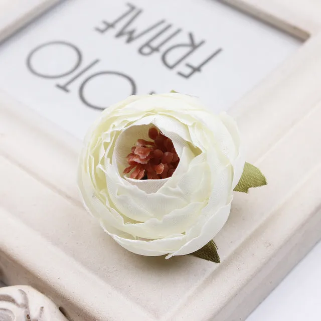 Bulk Silk Flowers Small Peony Flower Heads 300pcs