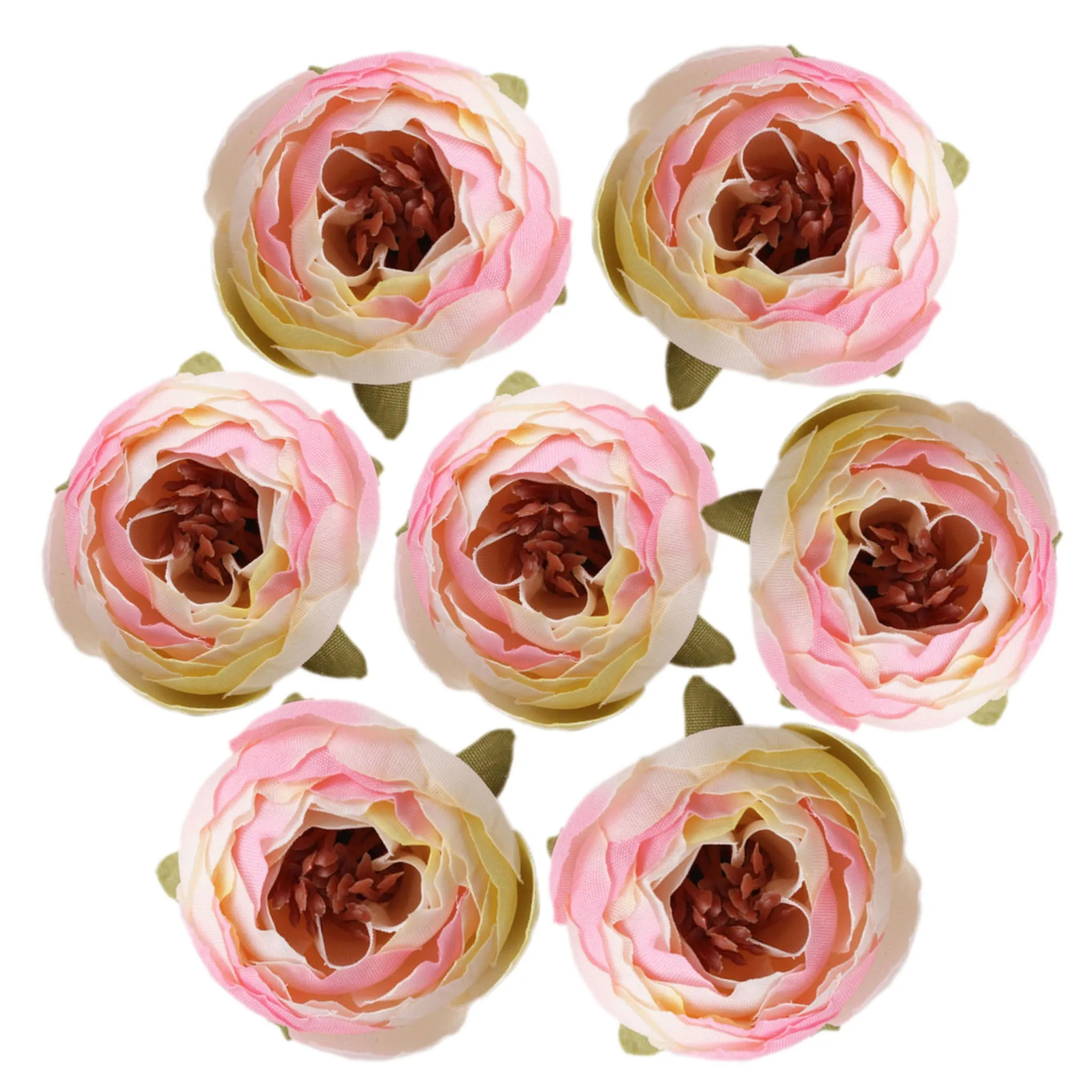 Bulk Silk Flowers Small Peony Flower Heads 300pcs