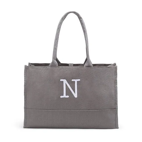City Tote - Solid Box Tote - Gray
