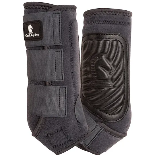 Classic Equine Classic Fit Front Charcoal Boots