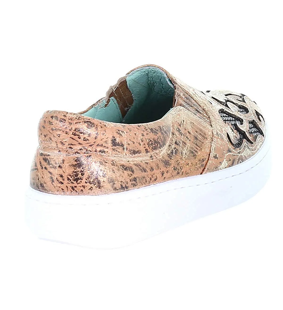 CORRAL Floral Embroidered Glitter Inlay Sneakers E1563