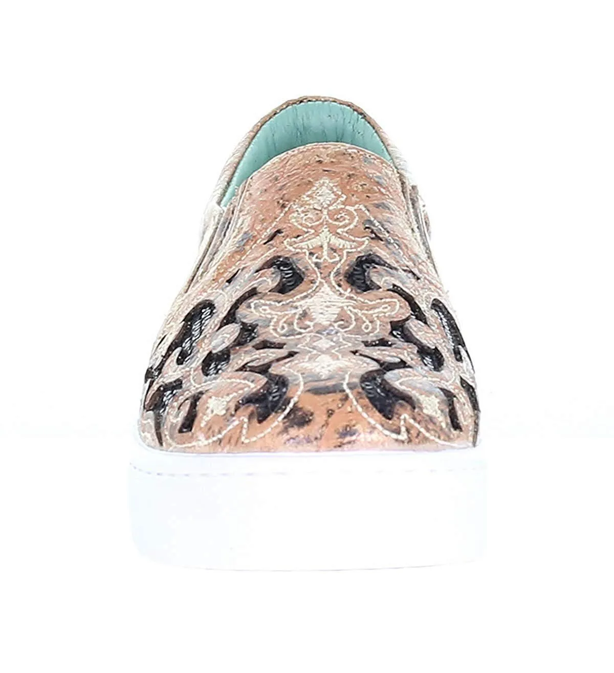 CORRAL Floral Embroidered Glitter Inlay Sneakers E1563