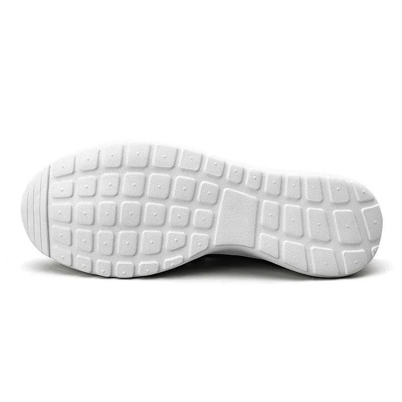 CrLightweight Single Shoes Flying Woven Breathable Running Shoes