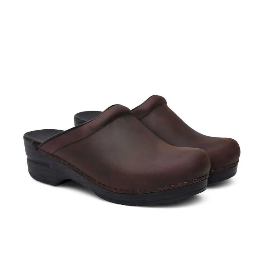 Dansko Sonja Antique Brown/Black