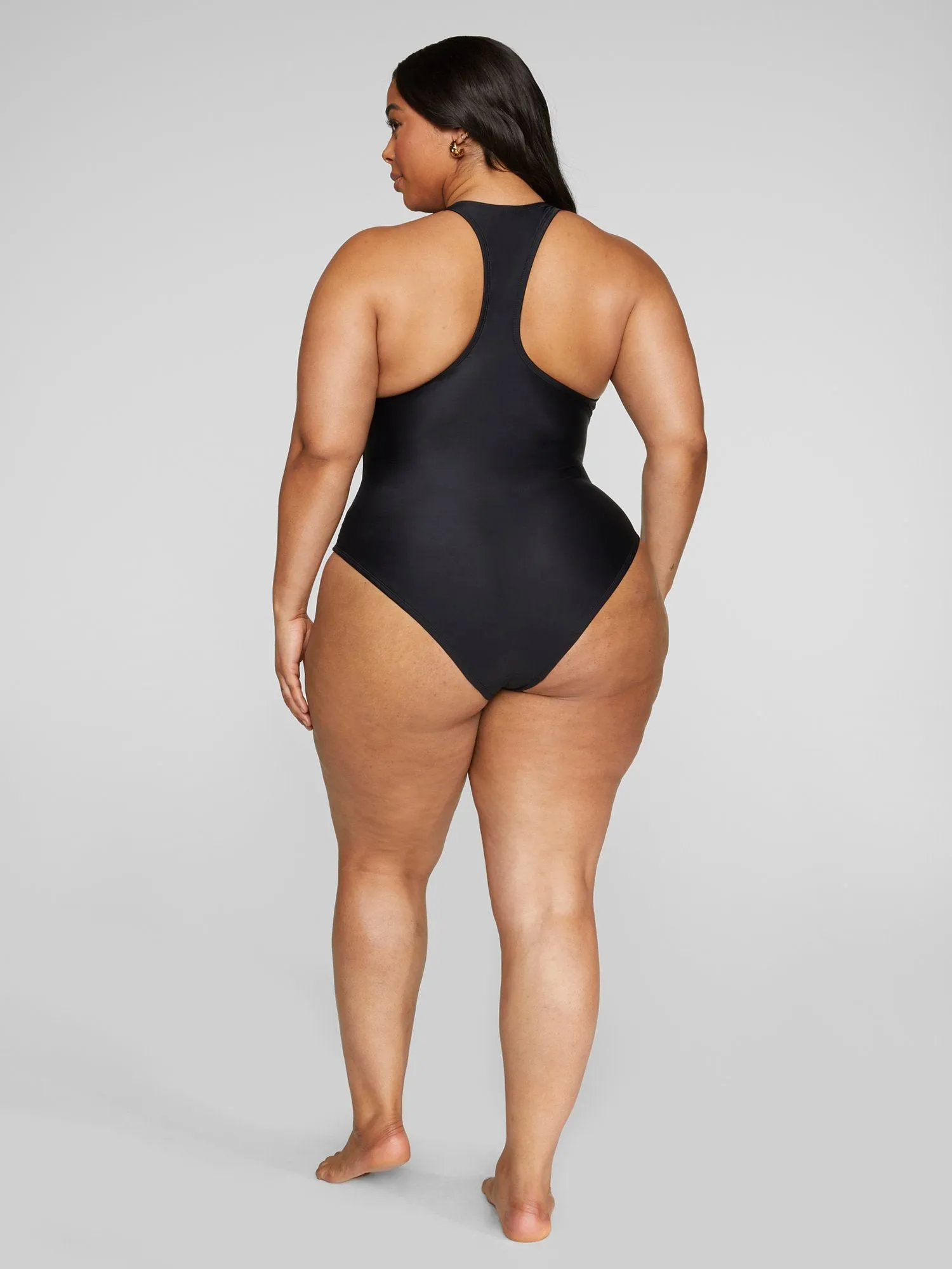 Dascha Zip-Up One-Piece Swimsuit