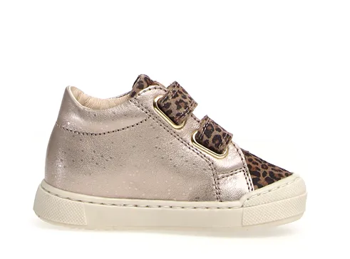 Falcotto Girl's Gazer Jaguar Fashion Sneakers, Platinum/Taupe