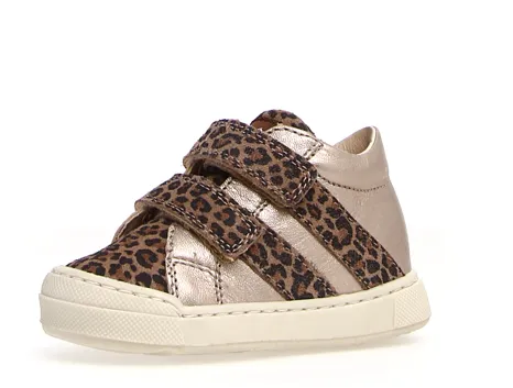 Falcotto Girl's Gazer Jaguar Fashion Sneakers, Platinum/Taupe