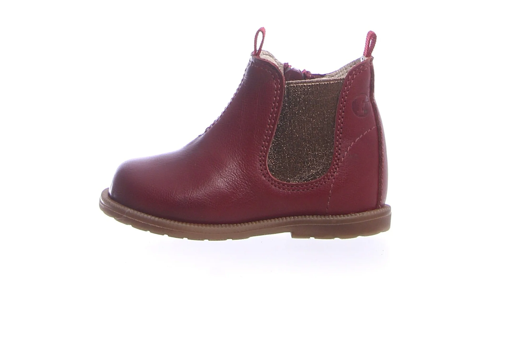 Falcotto Girl's Winter Wood Nappa Spazz.El.Lurex Shoes - Rust/Bronzo