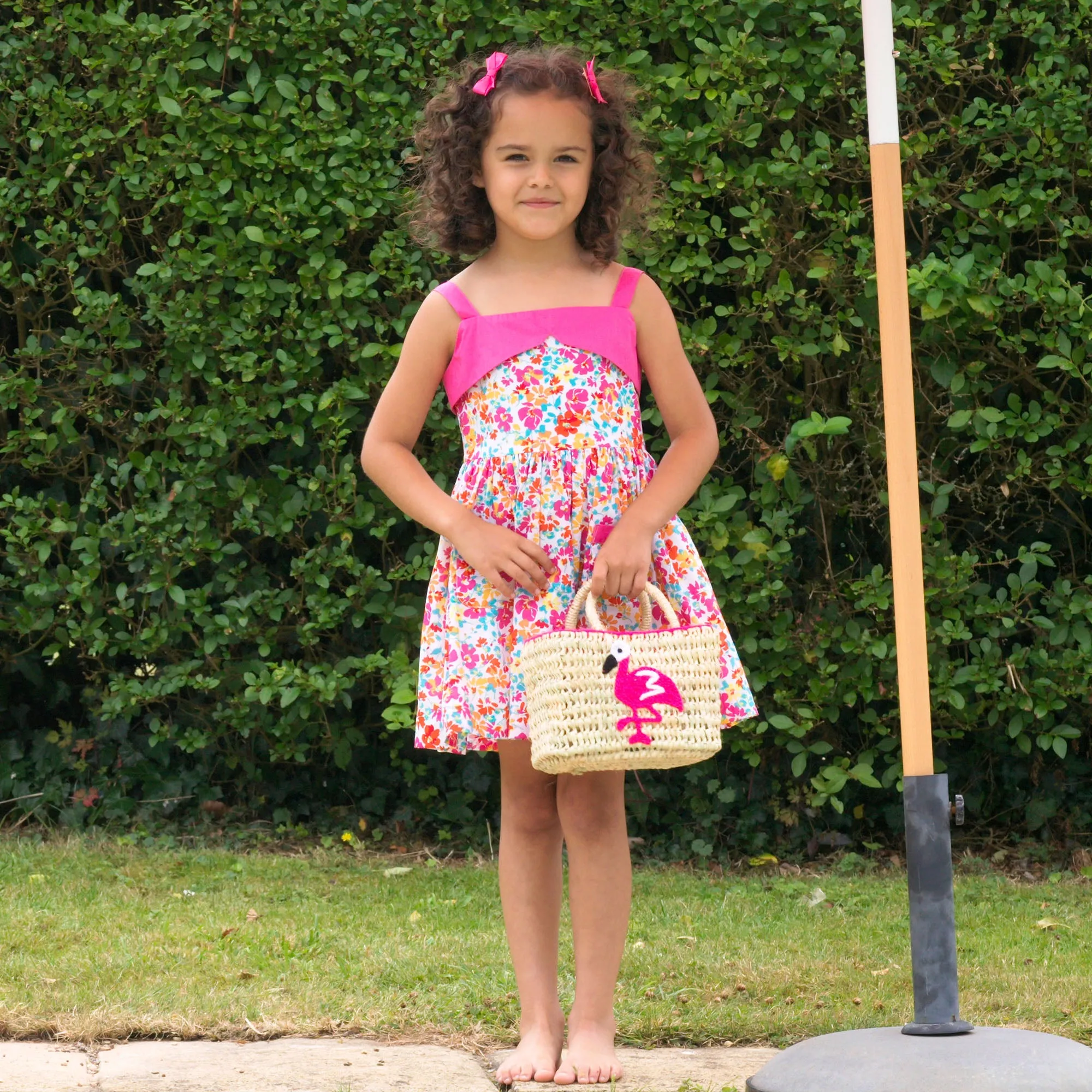 Flamingo Mini Beach Bag