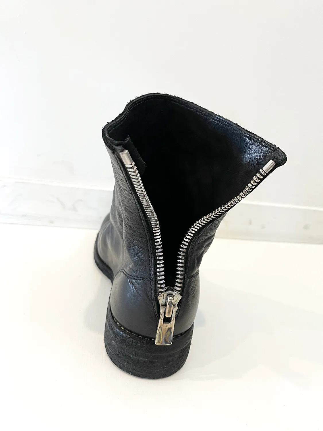 GUIDI  BACK ZIP BOOTS