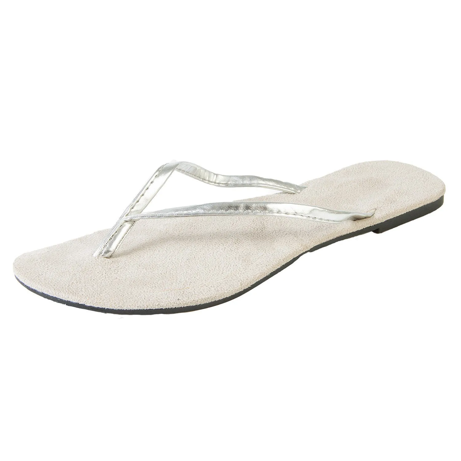 Hounds Women's Bendable Flip Flops - Silver