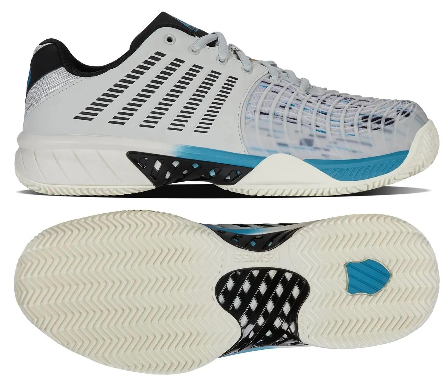 K-Swiss Express Light 3 Mens Padel Shoes - Dawn Blue / Blue Moon / Black