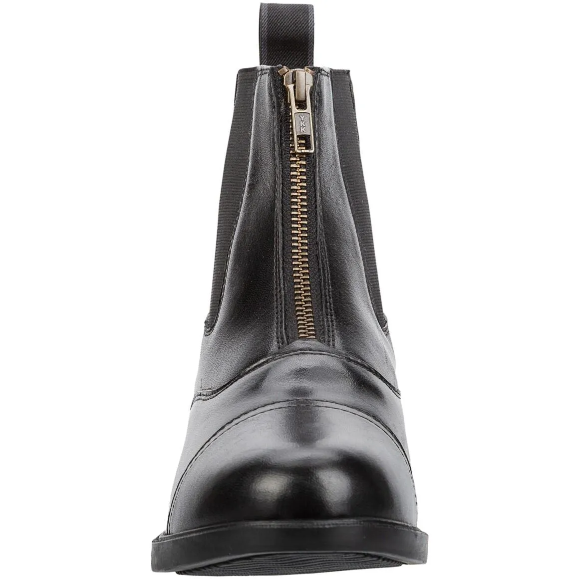 Leather boots Lazura Jodhpur Classic FZ for riding, black