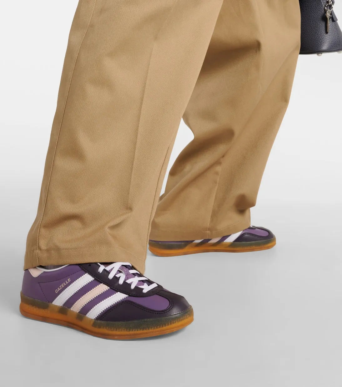 Leather gazelle indoor Adidas sneakers, white