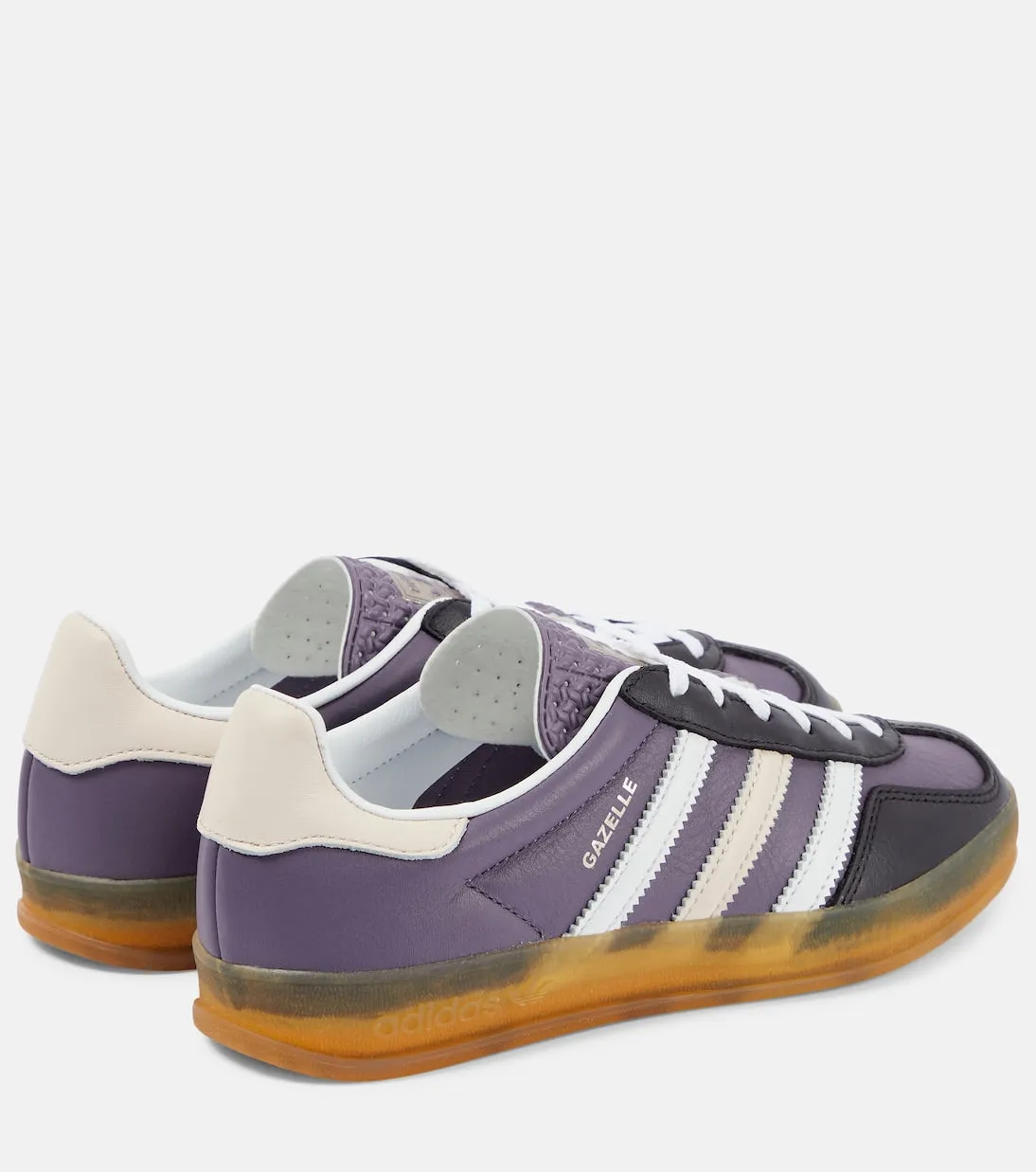 Leather gazelle indoor Adidas sneakers, white