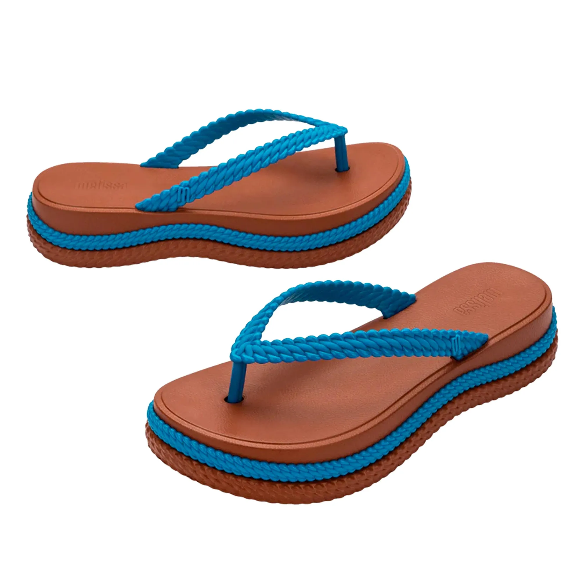 Melissa Womens Leblon Sandals Blue