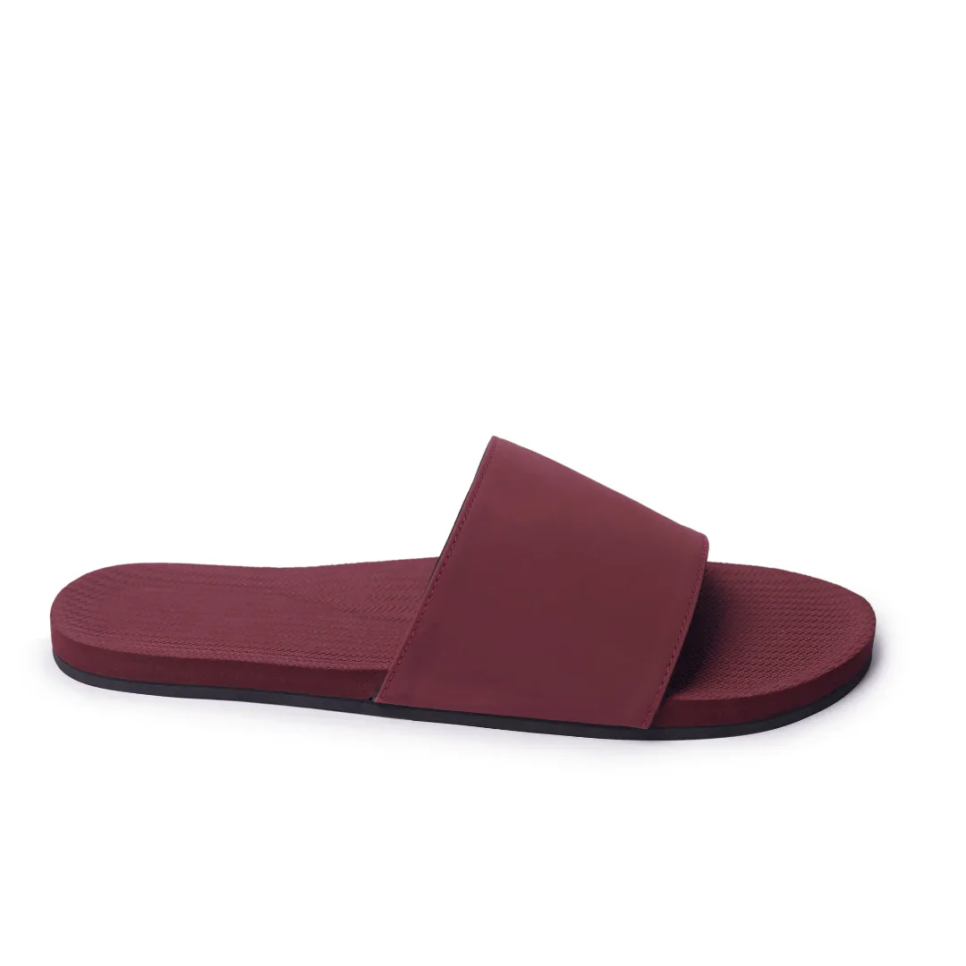 Men’s Slide - Burgundy