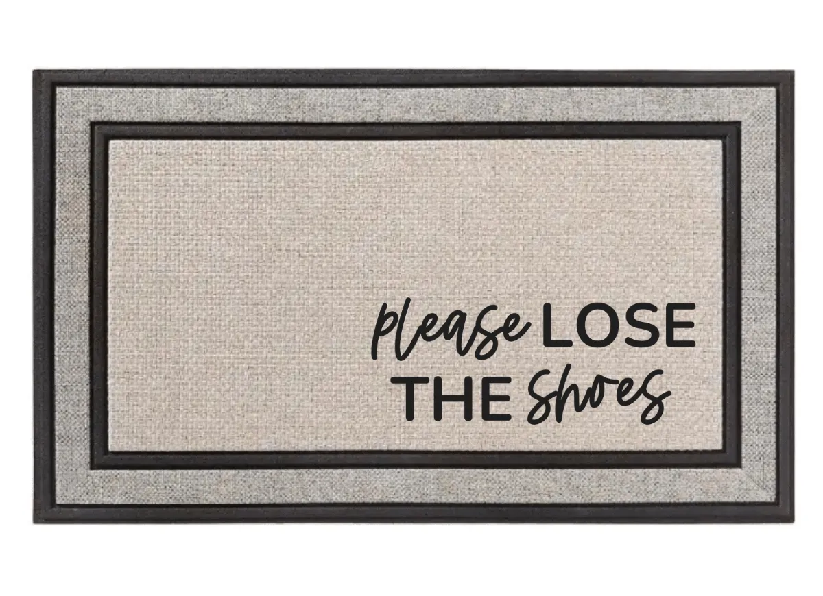 Please Lose the Shoes Indoor Doormat