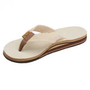 Rainbow Sandals Men’s Hemp - Double Layer - 1" Strap - Natural