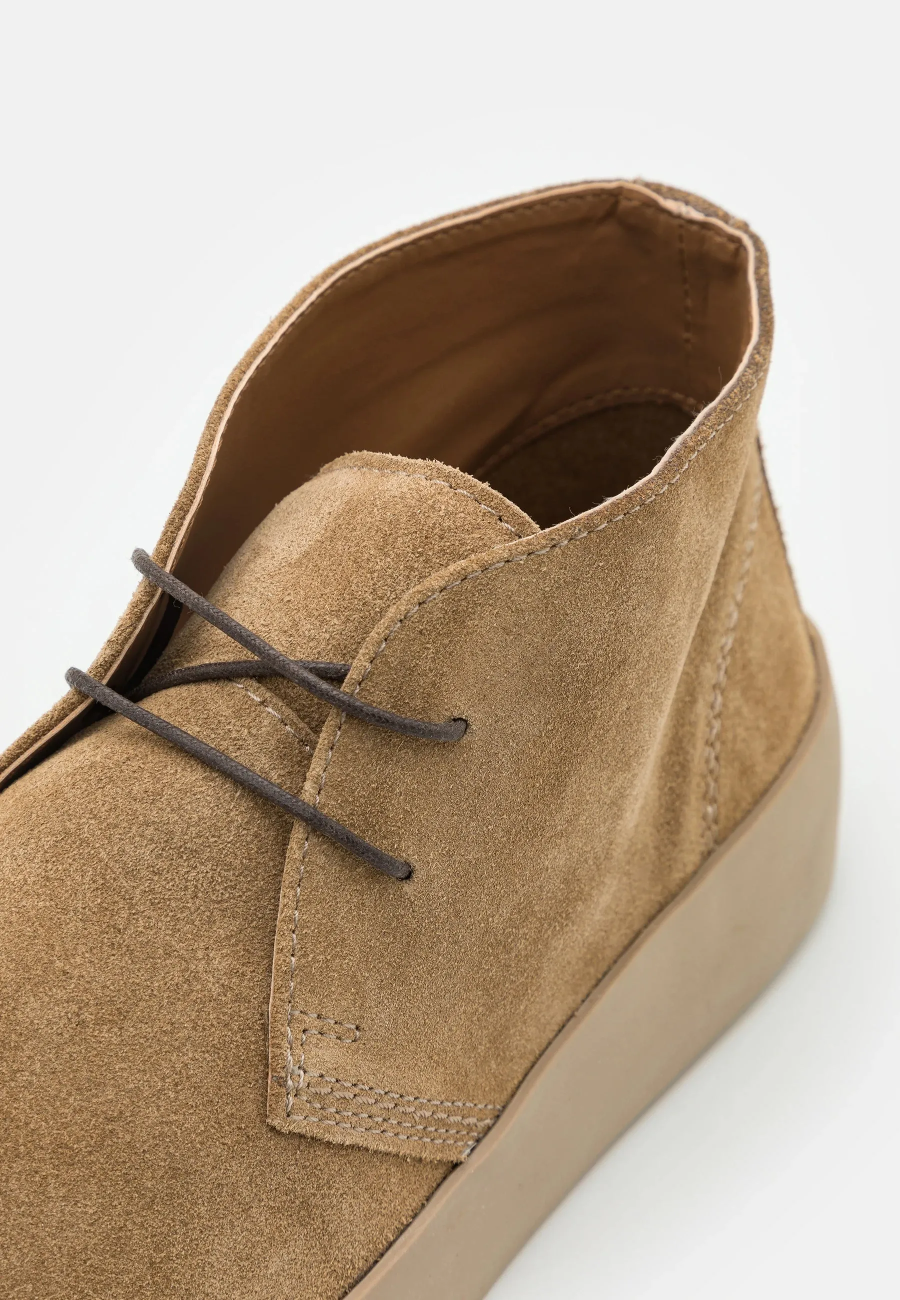 River Island Stone Suede Cupsole Chukka Mens Boots