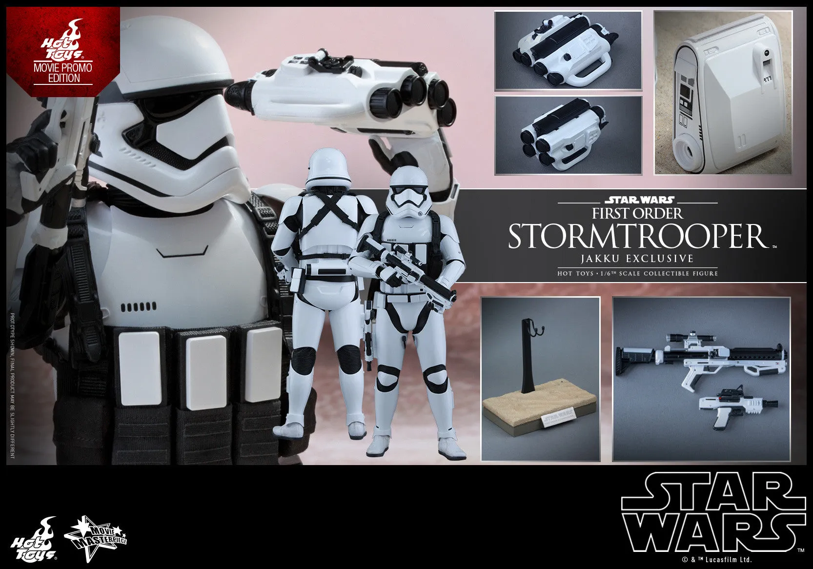 STAR WARS: First Order Stormtrooper (Jakku Exclusive) 1:6 Scale Movie Masterpiece Figure