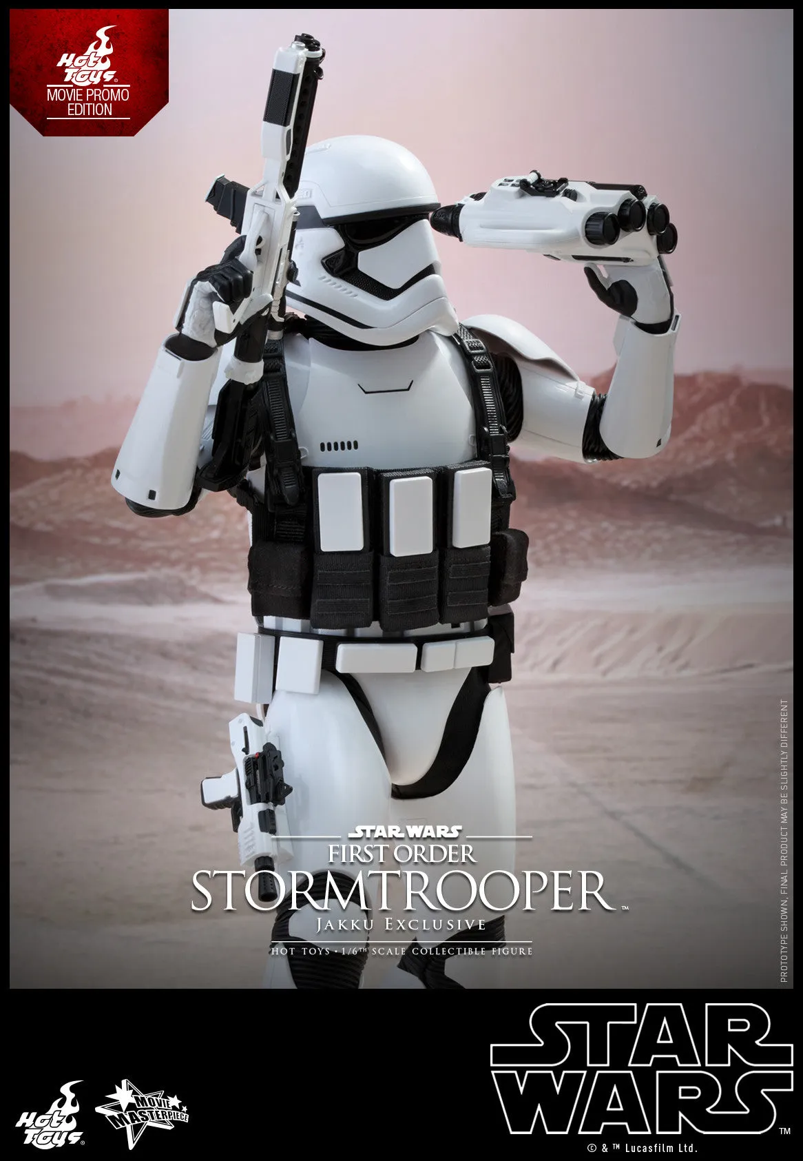 STAR WARS: First Order Stormtrooper (Jakku Exclusive) 1:6 Scale Movie Masterpiece Figure