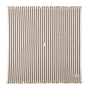 The Beach Blanket - Monaco Black Stripe