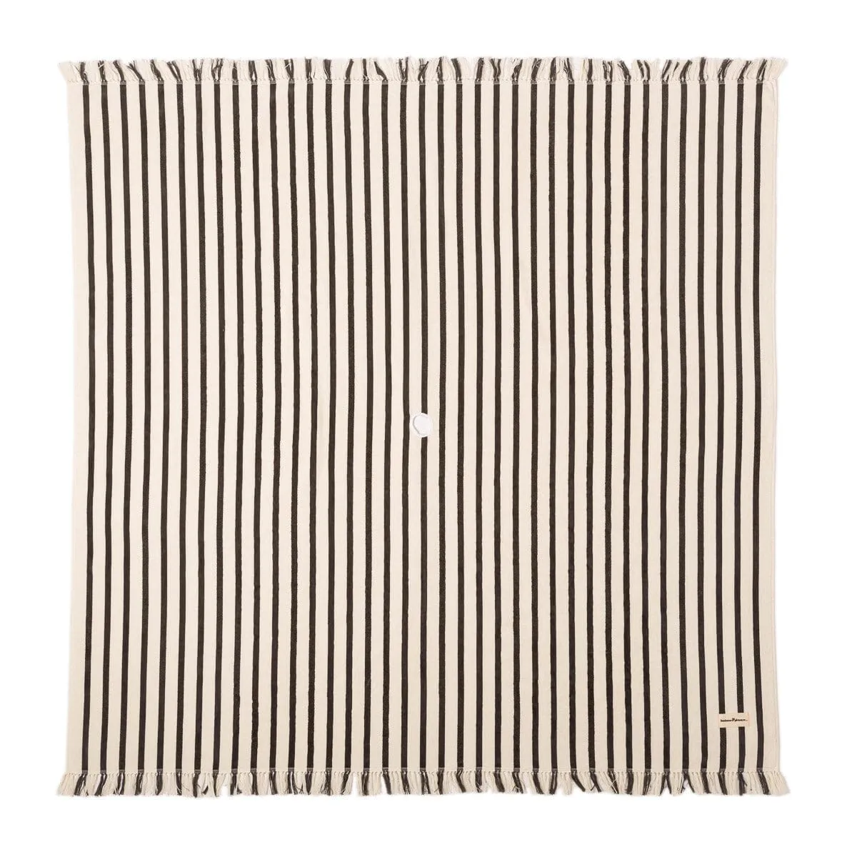 The Beach Blanket - Monaco Black Stripe