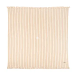 The Beach Blanket - Monaco Natural Stripe