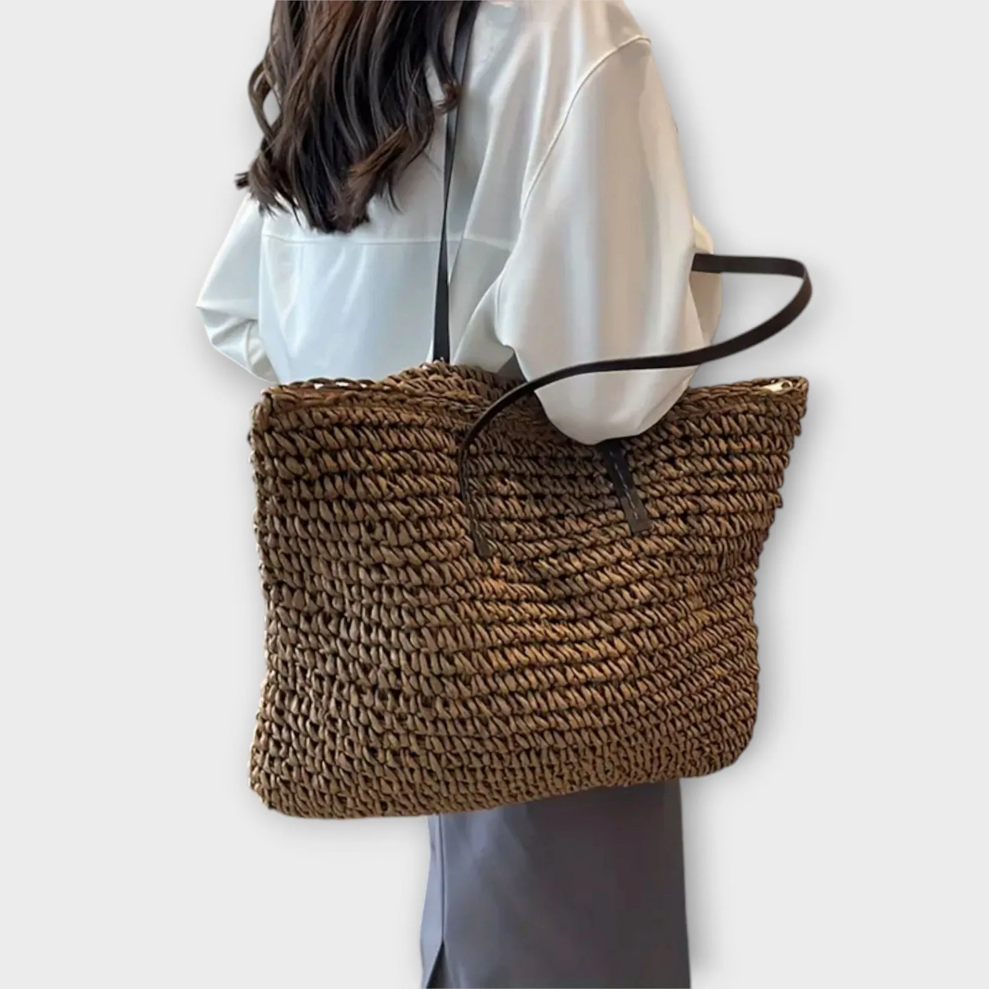 Trudi | Woven Tote Bag