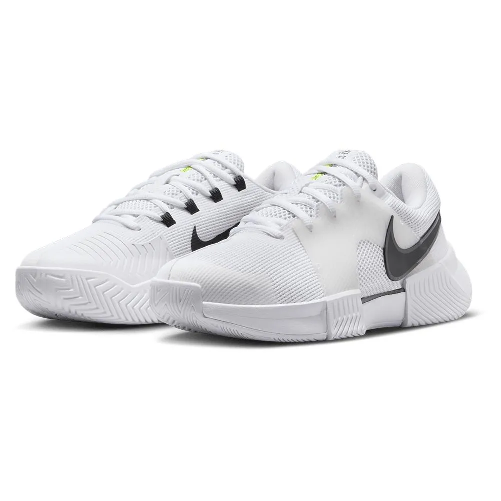 Women's Zoom GP Challenge 1 Tennis Shoes White and Black